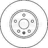 Borg & Beck BBD5894S - Bremžu diski www.autospares.lv