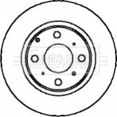 Borg & Beck BBD5868S - Bremžu diski www.autospares.lv