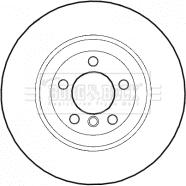 Borg & Beck BBD5803S - Bremžu diski www.autospares.lv