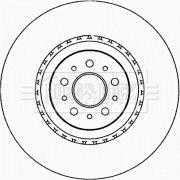 Borg & Beck BBD5802S - Bremžu diski www.autospares.lv