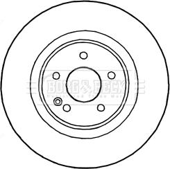 Borg & Beck BBD5831S - Bremžu diski www.autospares.lv