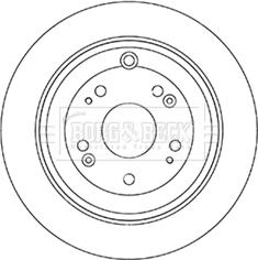 Borg & Beck BBD5344 - Bremžu diski www.autospares.lv