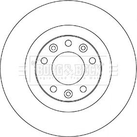 Borg & Beck BBD5356 - Bremžu diski www.autospares.lv