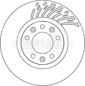 Borg & Beck BBD5360 - Bremžu diski autospares.lv