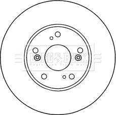 Borg & Beck BBD5319 - Bremžu diski www.autospares.lv