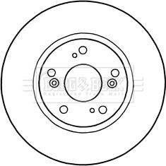 Borg & Beck BBD5315 - Bremžu diski www.autospares.lv