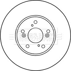 Borg & Beck BBD5311 - Bremžu diski www.autospares.lv