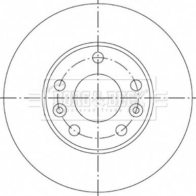 Borg & Beck BBD5335 - Bremžu diski www.autospares.lv