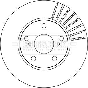 Borg & Beck BBD5330 - Bremžu diski www.autospares.lv