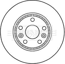 Borg & Beck BBD5323 - Bremžu diski www.autospares.lv