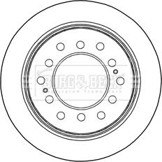 Borg & Beck BBD5297 - Bremžu diski www.autospares.lv