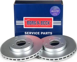 Borg & Beck BBD5244 - Тормозной диск www.autospares.lv