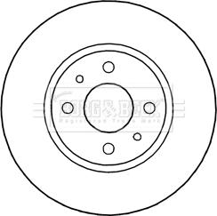 Borg & Beck BBD5242 - Bremžu diski www.autospares.lv