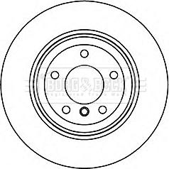 Borg & Beck BBD5266 - Bremžu diski www.autospares.lv