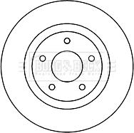 Borg & Beck BBD5261 - Bremžu diski www.autospares.lv