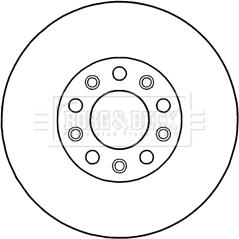 Borg & Beck BBD5205 - Bremžu diski autospares.lv