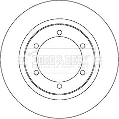 Borg & Beck BBD5215 - Bremžu diski www.autospares.lv