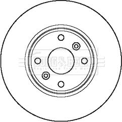 Borg & Beck BBD5211 - Bremžu diski www.autospares.lv