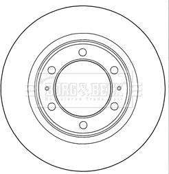 Borg & Beck BBD5289 - Bremžu diski www.autospares.lv