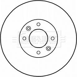 Borg & Beck BBD5234 - Bremžu diski autospares.lv