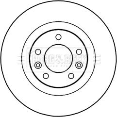 Borg & Beck BBD5235 - Bremžu diski www.autospares.lv