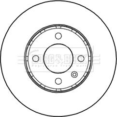 Borg & Beck BBD5236 - Brake Disc www.autospares.lv