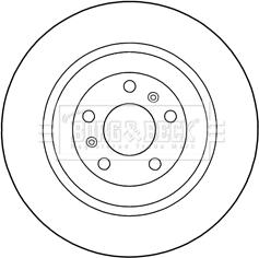 Borg & Beck BBD5274 - Bremžu diski www.autospares.lv