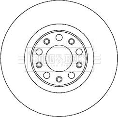 Borg & Beck BBD5271 - Bremžu diski www.autospares.lv