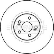 Borg & Beck BBD5764S - Bremžu diski www.autospares.lv