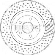 Borg & Beck BBD5781S - Bremžu diski www.autospares.lv