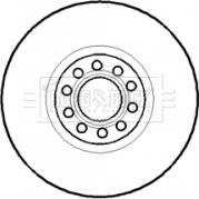 Borg & Beck BBD5734S - Bremžu diski www.autospares.lv