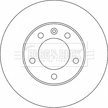 Borg & Beck BBD5722S - Bremžu diski www.autospares.lv