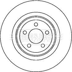 Borg & Beck BBD6051S - Bremžu diski www.autospares.lv