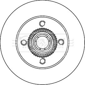 Borg & Beck BBD6060S - Bremžu diski autospares.lv