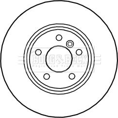 Borg & Beck BBD6027S - Bremžu diski www.autospares.lv