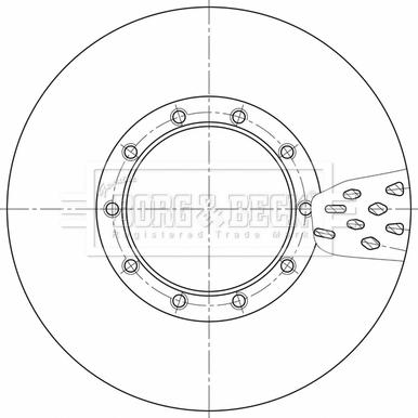 Borg & Beck BBD32596 - Bremžu diski www.autospares.lv