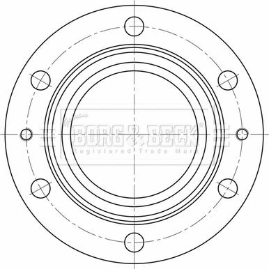 Borg & Beck BBD32592 - Bremžu diski www.autospares.lv