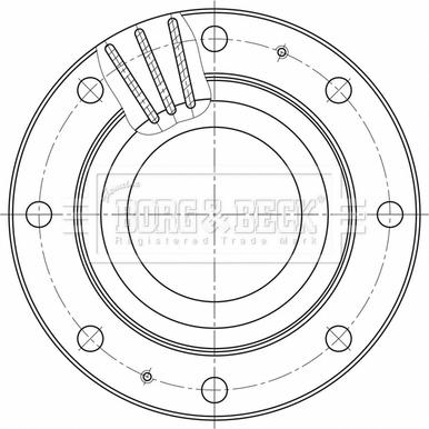 Borg & Beck BBD32597 - Тормозной диск www.autospares.lv