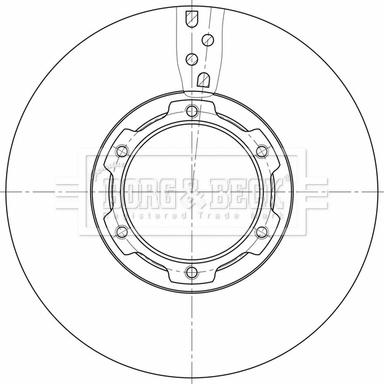 Borg & Beck BBD32644 - Bremžu diski www.autospares.lv