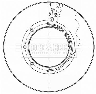 Borg & Beck BBD32646 - Bremžu diski www.autospares.lv