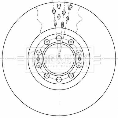 Borg & Beck BBD32655 - Brake Disc www.autospares.lv