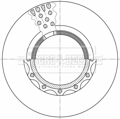 Borg & Beck BBD32656 - Bremžu diski www.autospares.lv