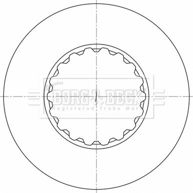 Borg & Beck BBD32658 - Bremžu diski www.autospares.lv