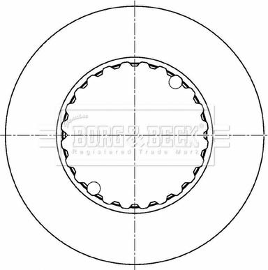 Borg & Beck BBD32668 - Bremžu diski www.autospares.lv