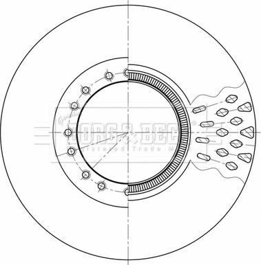 Borg & Beck BBD32605 - Bremžu diski www.autospares.lv