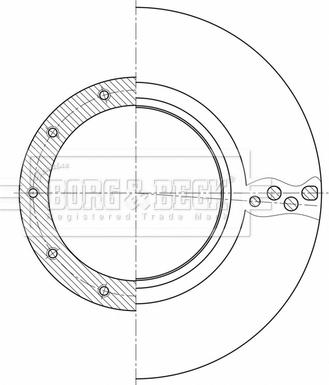 Borg & Beck BBD32606 - Brake Disc www.autospares.lv