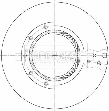 Borg & Beck BBD32619 - Bremžu diski www.autospares.lv