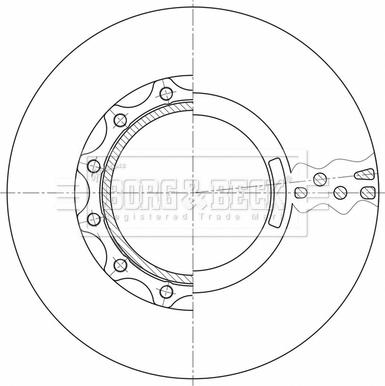 Borg & Beck BBD32614 - Bremžu diski www.autospares.lv