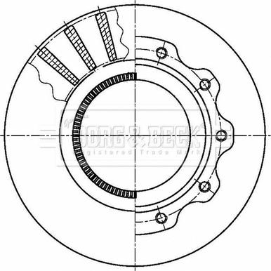 Borg & Beck BBD32617 - Bremžu diski www.autospares.lv