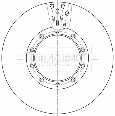 Borg & Beck BBD32631 - Bremžu diski www.autospares.lv